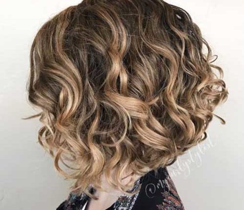 Short Bob Haircut For Curly Hair Fashionre