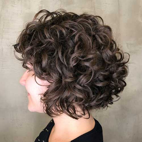 Short Curly Bob Hairstyle Fashionre