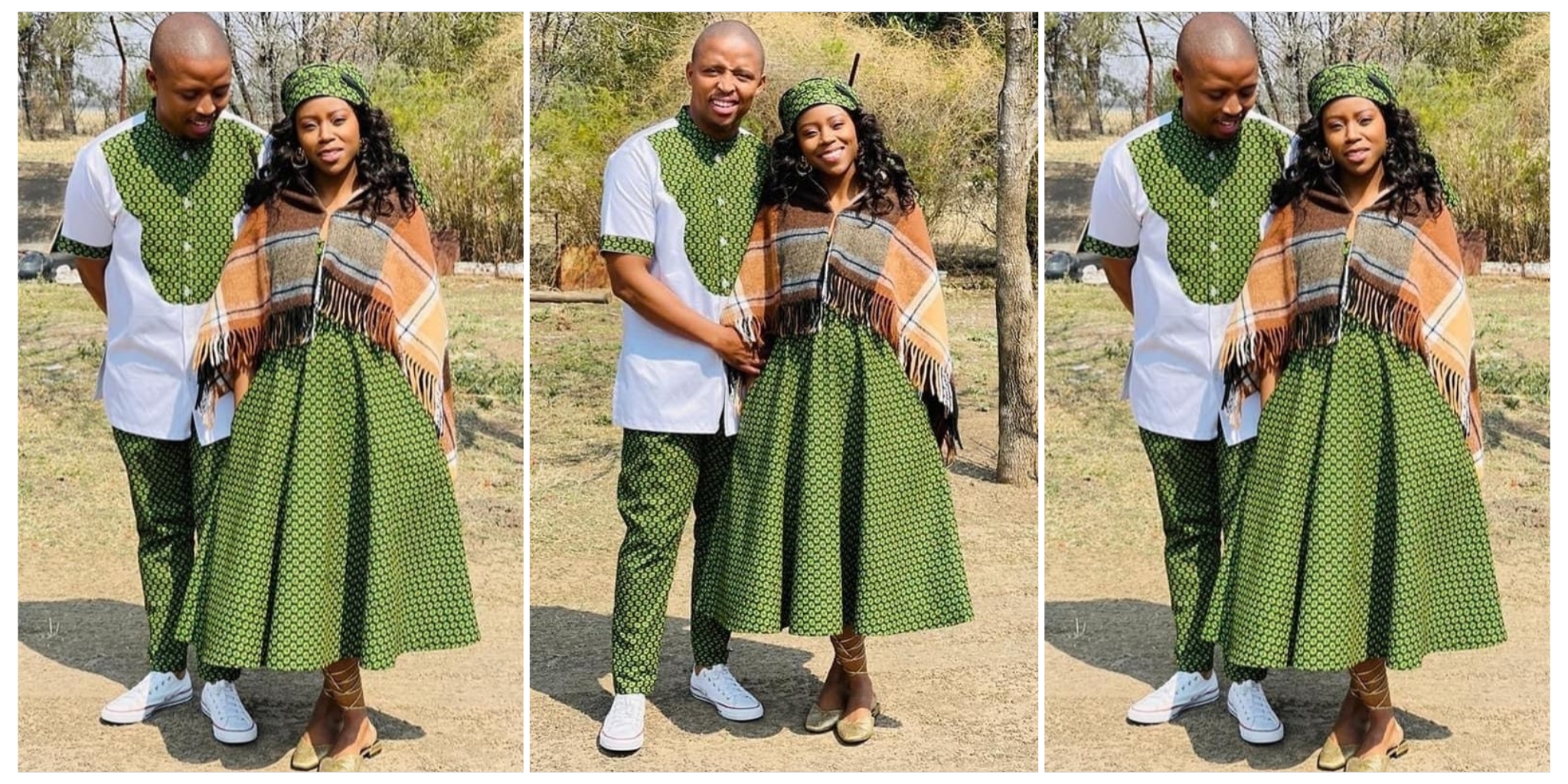 Shweshwe Tswana Traditional Attire For Makoti 2024 - Fashionre