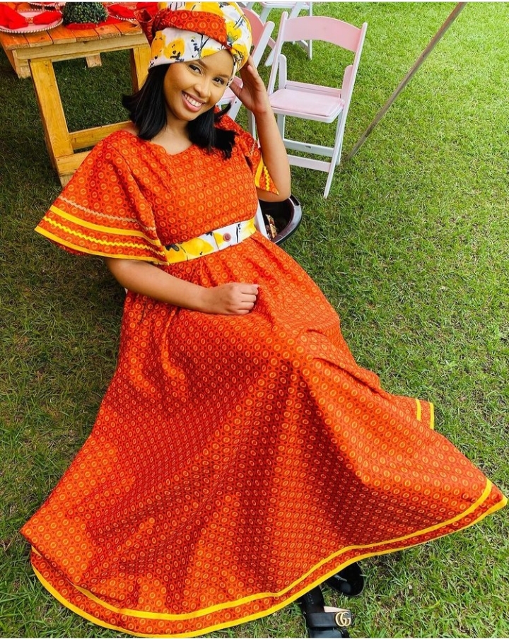 Tswana Traditional Wedding Attire for African Women - Fashionre